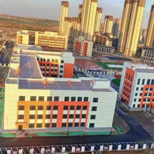 兰州新区第七小学即将竣工交付