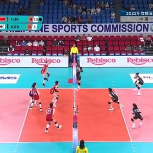 2022年女排亚洲杯开赛！中国女排首战3比0横扫韩国队