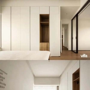邂逅vifa威法定制家居白色系衣柜，开启卧室梦幻诗章
