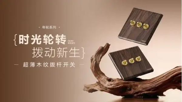 小众审美的趋势化：德力西木纹开关，精准击中年轻家居风格新需求