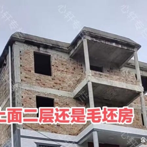 广东：一栋楼房两兄弟分开装修，上面毛坯墙，下面是瓷砖富丽堂皇