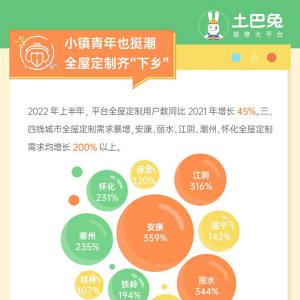 家装企业大数据研究院发布家装消费报告：“小镇青年”发力全屋定制